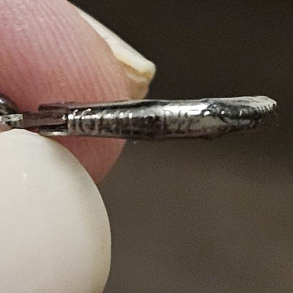 Vintage Joan Rivers Champagne Faceted Teardrop Cabochon Leverback Earrings - Picture 4 of 5